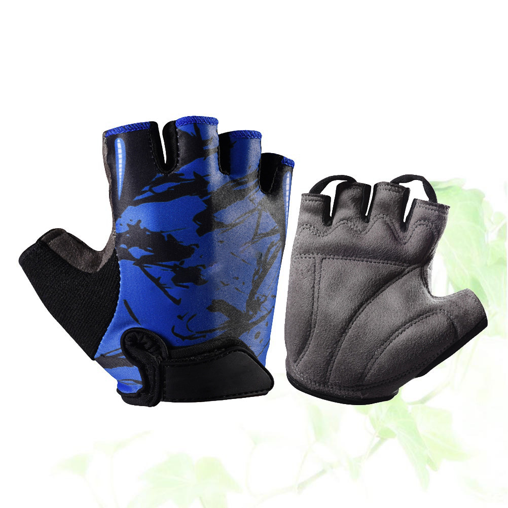 Fishing Gloves - 指先が開いたスポーツグローブ – 通気性があり滑りにくく、男性と女性の両方が使えるサイクリング、釣り、フィットネス用グローブ
