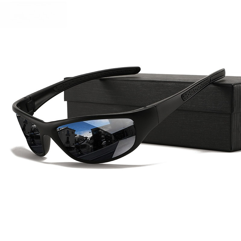 Fishing Sunglasses Polarized - 新登場のメンズ偏光スポーツサングラス。UV400カット、眩しさ防止、フルフレーム設計。アウトドア、サイクリング、釣りなどに最適な、耐久性に優れた構造のアイウェア。