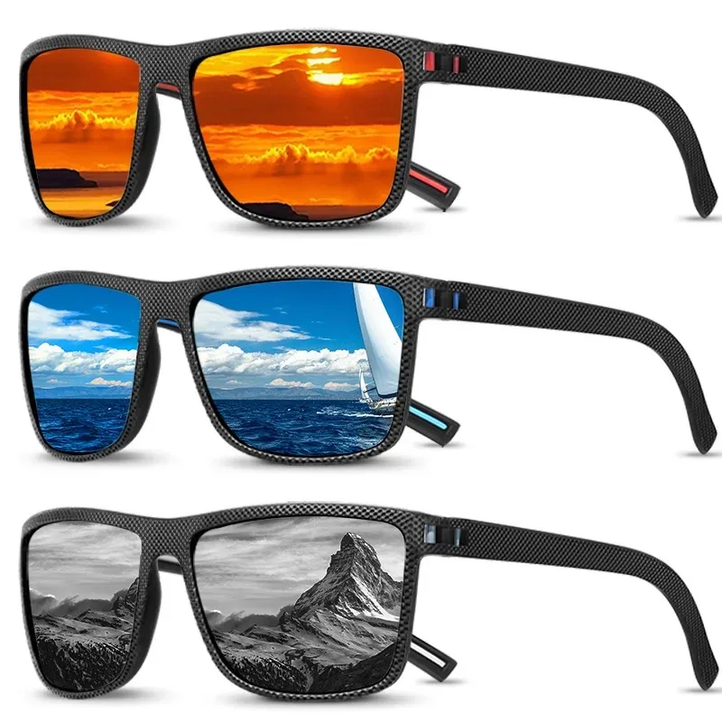 Fishing Sunglasses Polarized - 1/2個入り サングラス メンズ レディース ドライブ用 サングラス