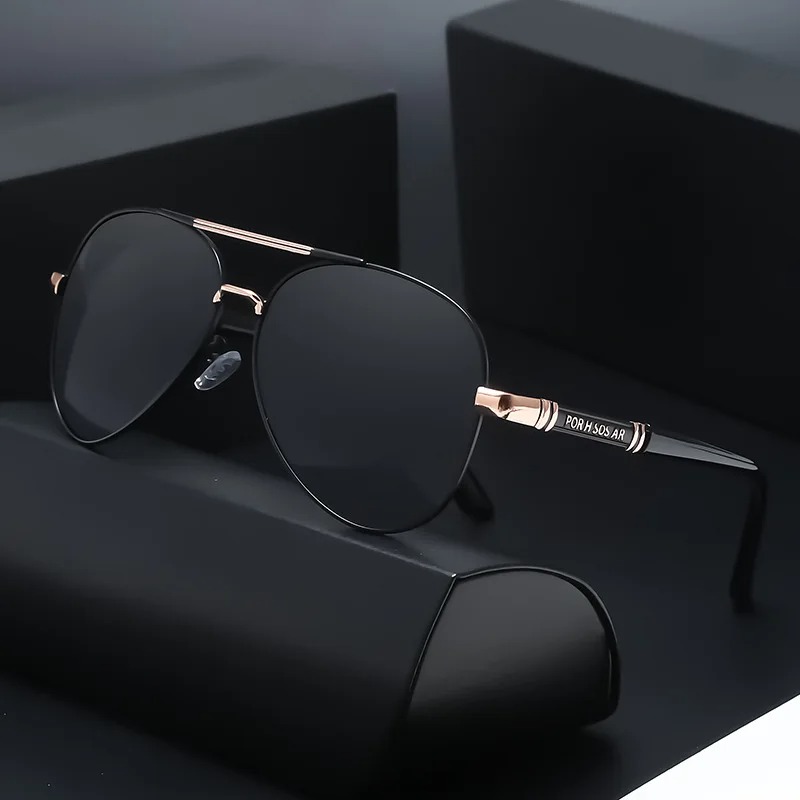 1/2個入り レトロ調偏光サングラス メンズ メタルフレーム - Fishing Sunglasses Polarized のレビューと価格
