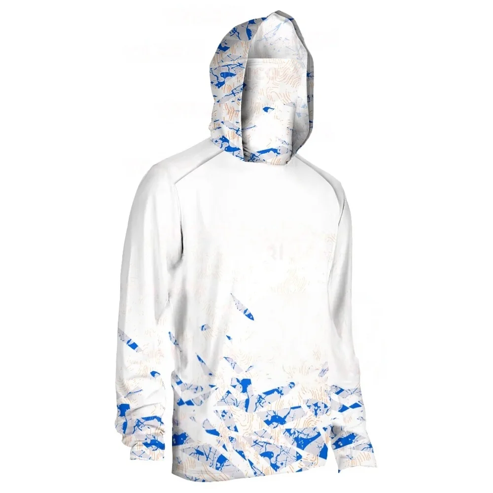フード付きフィッシングシャツ、釣り用ウェア、メンズ、長袖、U - Fishing Shirt Uv Protection のレビューと価格