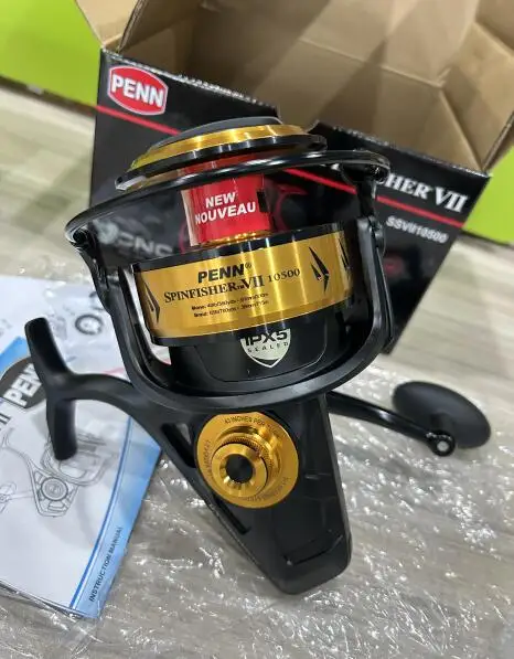 金属ボディスピニングフィッシングリール,マグロ,シールデザイ - Penn Reel Spinfisher のレビューと価格
