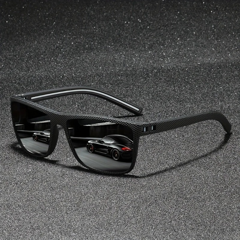 ファッション性の高い、ヴィンテージ風のスクエア型サングラス。 - Fishing Sunglasses Polarized のレビューと価格