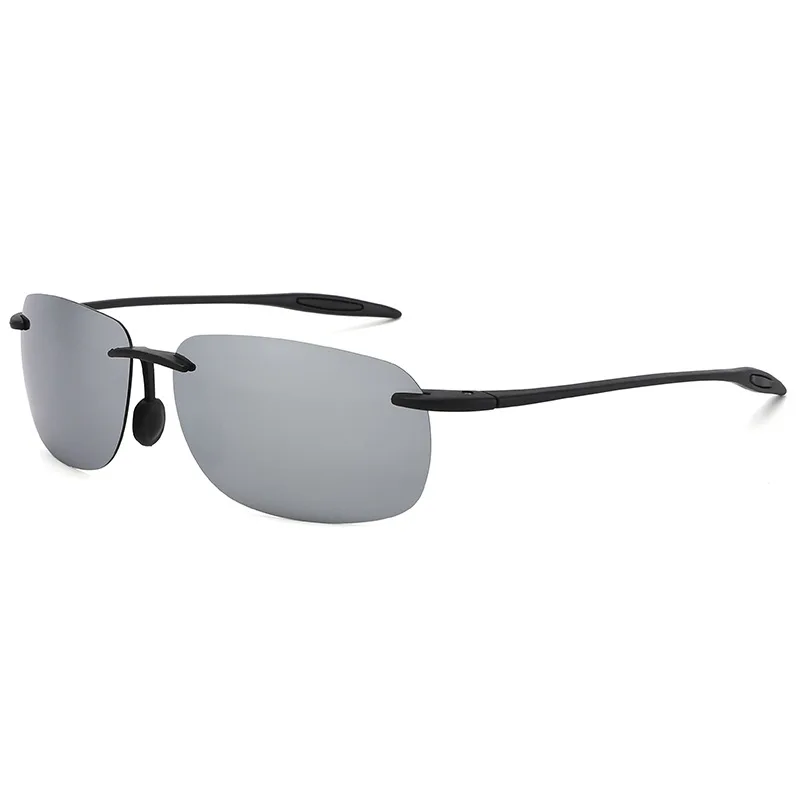 新作メンズ超軽量TR90偏光サングラス。男女兼用、フレームレ - Fishing Sunglasses Polarized のレビューと価格