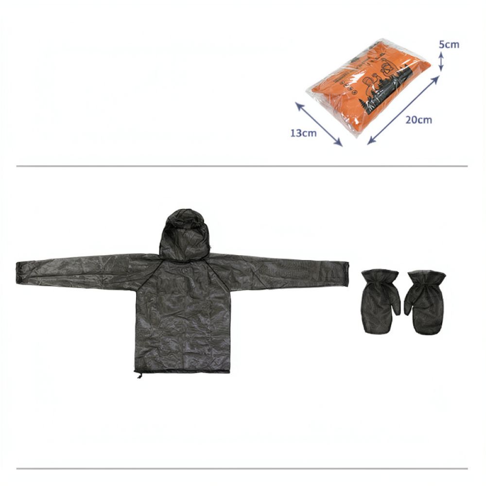 全身を覆う防虫メッシュスーツ。フード付きジャケット、ズボン、 - Fishing Gloves のレビューと価格