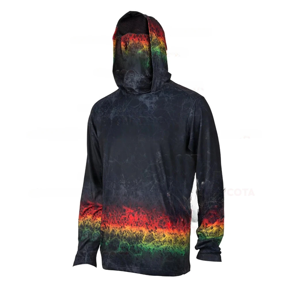 メンズ用フィッシングパーカー、UPF50+の紫外線カット機能 - Fishing Shirt Uv Protection のレビューと価格
