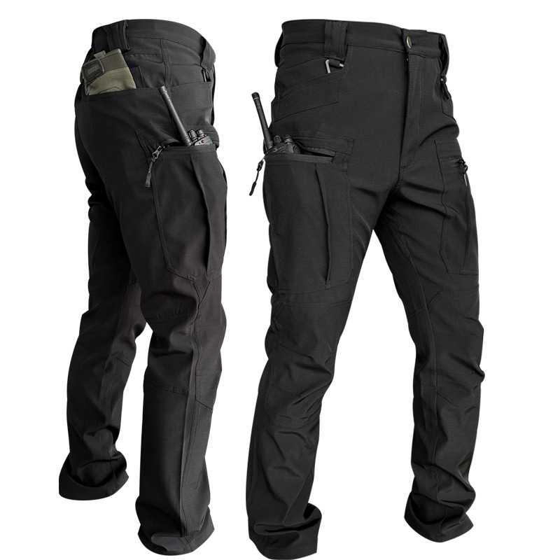 メンズ春秋タクティカルパンツマルチポケットアウトドアコンバッ - Fishing Pants Waterproof のレビューと価格